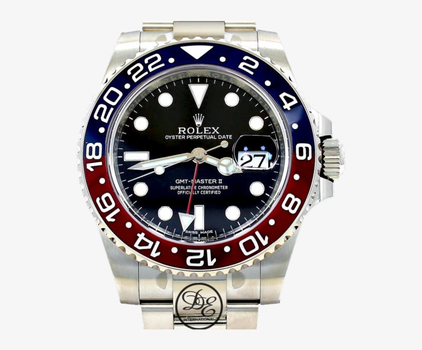 Rolex Oyster Perpetual Gmt-master Ii 18k White Gold - Rolex Gmt Master 2, transparent png #7670207