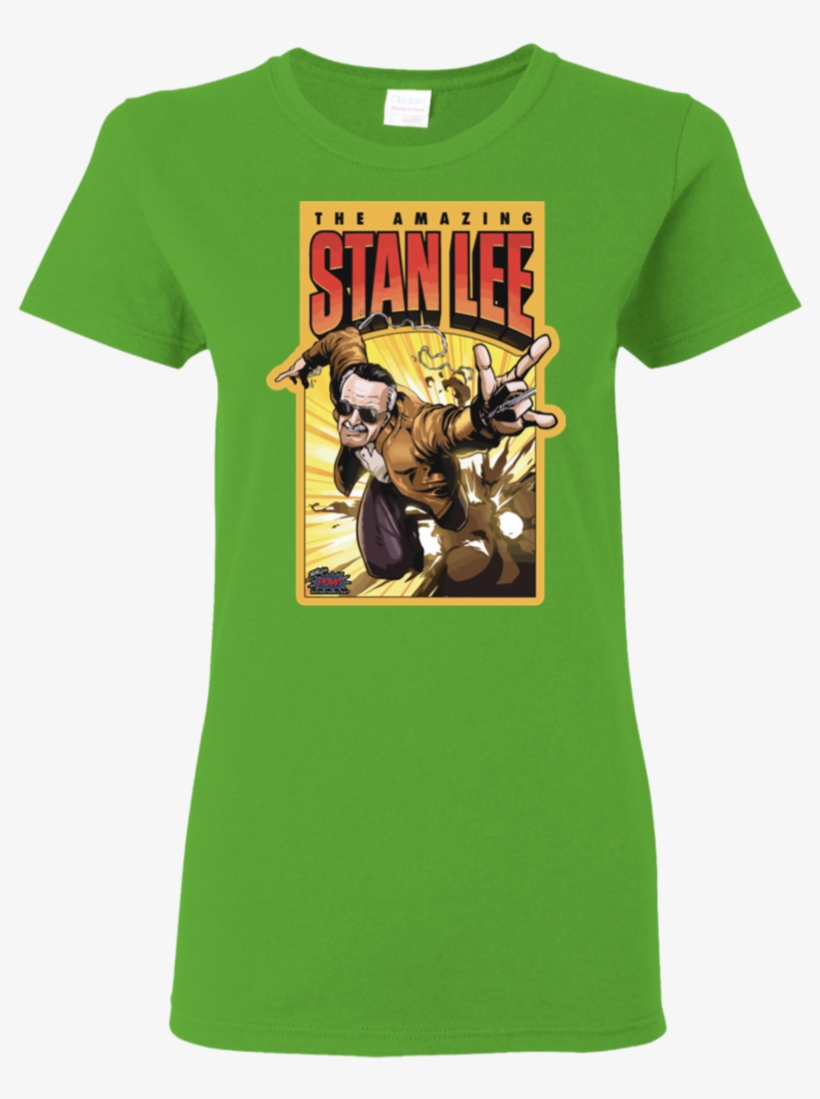 The Amazing Stan Lee Ladies Women T-shirt - Shirt, transparent png #7670250
