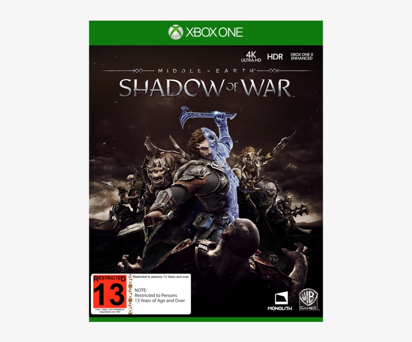 Sombras Da Guerra Xbox One, transparent png #7670430