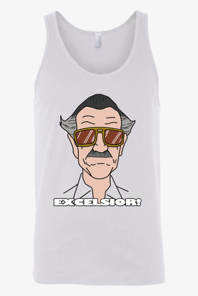 Rip Excelsior Stan Lee Shirt Unisex Tank - Drawing Cartoon Stan Lee, transparent png #7670454