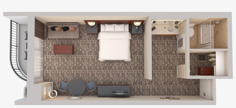 Studio In Ocean Tower Waikoloa, transparent png #7670466