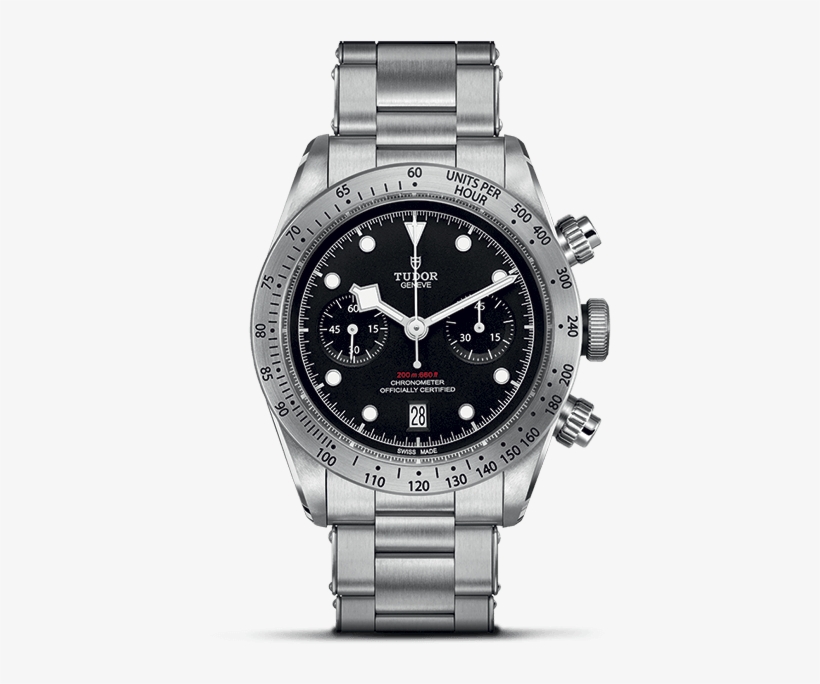 M79350-0004 - Tudor Black Bay Chrono, transparent png #7670685