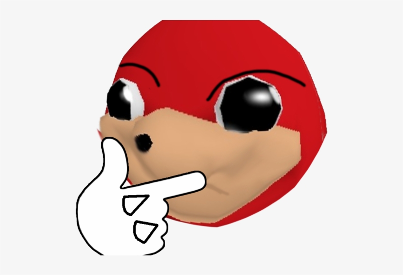 Hand Emoji Clipart Knuckles - Ugandan Knuckles Do U Know De Way, transparent png #7670764