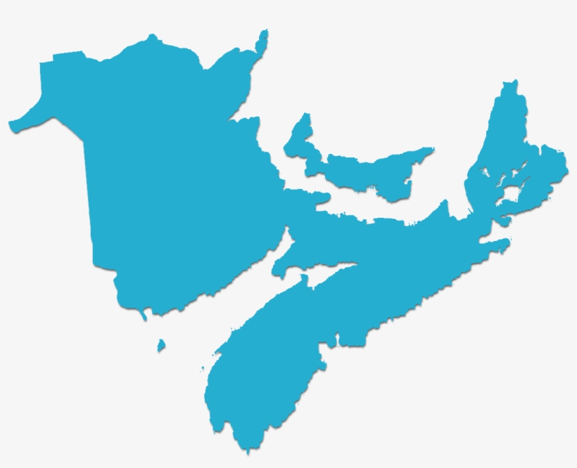 District Prayer Network - Map Of The Maritimes Png, transparent png #7671058