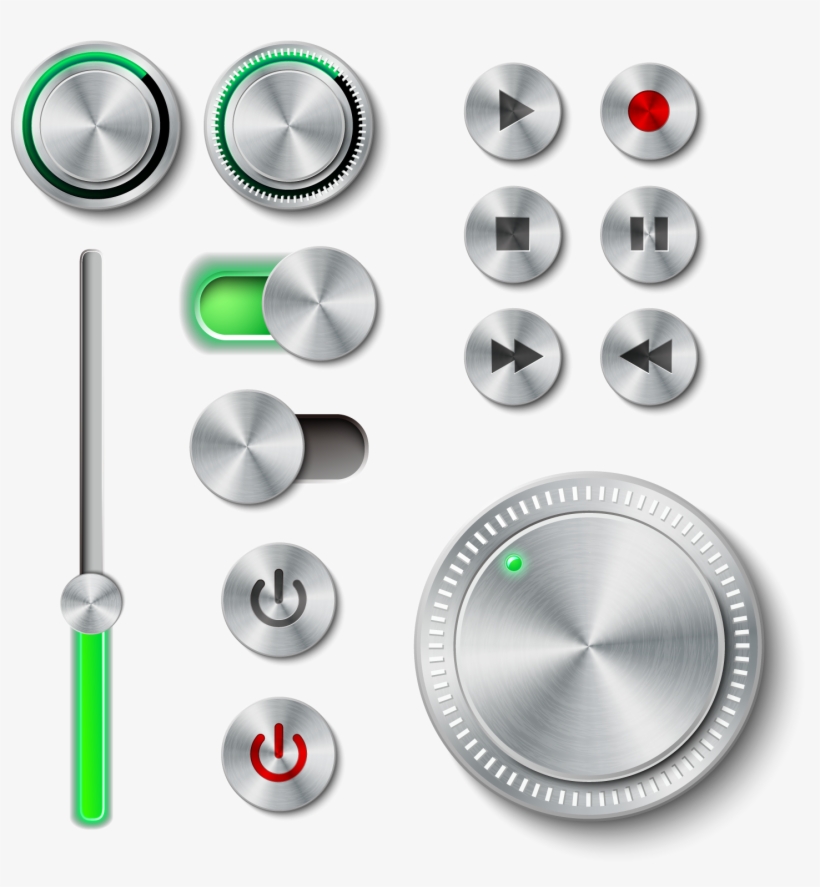 Play Button Vector Circle Font Technology Clipart - Circle, transparent png #7671141