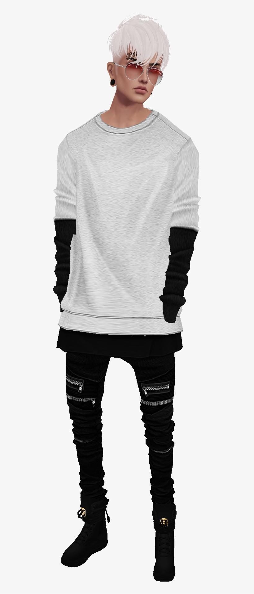 Hiresnobg4 - Sweater, transparent png #7671336