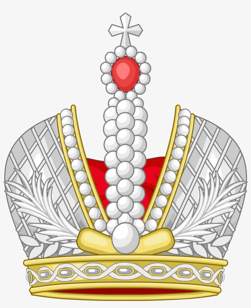 Xv Crown Jpg Black And White Library Rr Collections - Crown Of Russia, transparent png #7671495