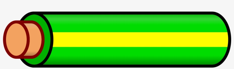 Wire Green Yellow Stripe - Colorfulness, transparent png #7671542