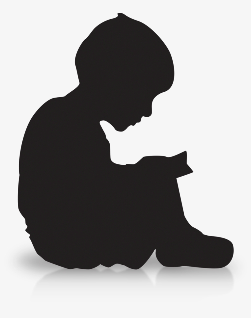 Great Post-bac Research Fellowship With The Yale Child - Boy Sitting Down Silhouette, transparent png #7671752