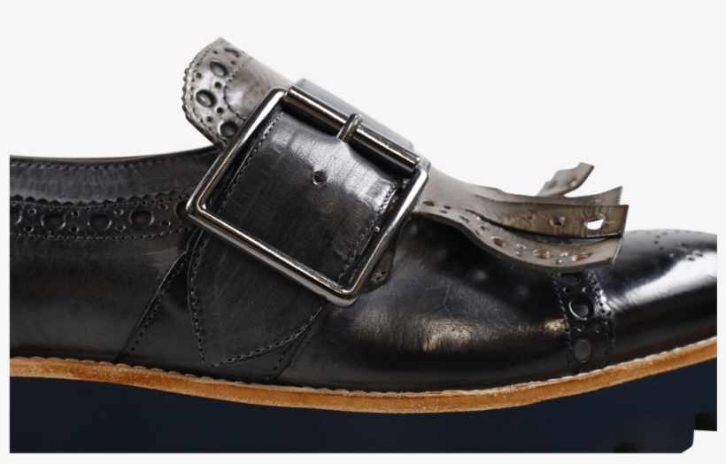 Monks Amelie 52 London Fog Kilty Smoke Buckle Gunmetal - Slip-on Shoe, transparent png #7671963