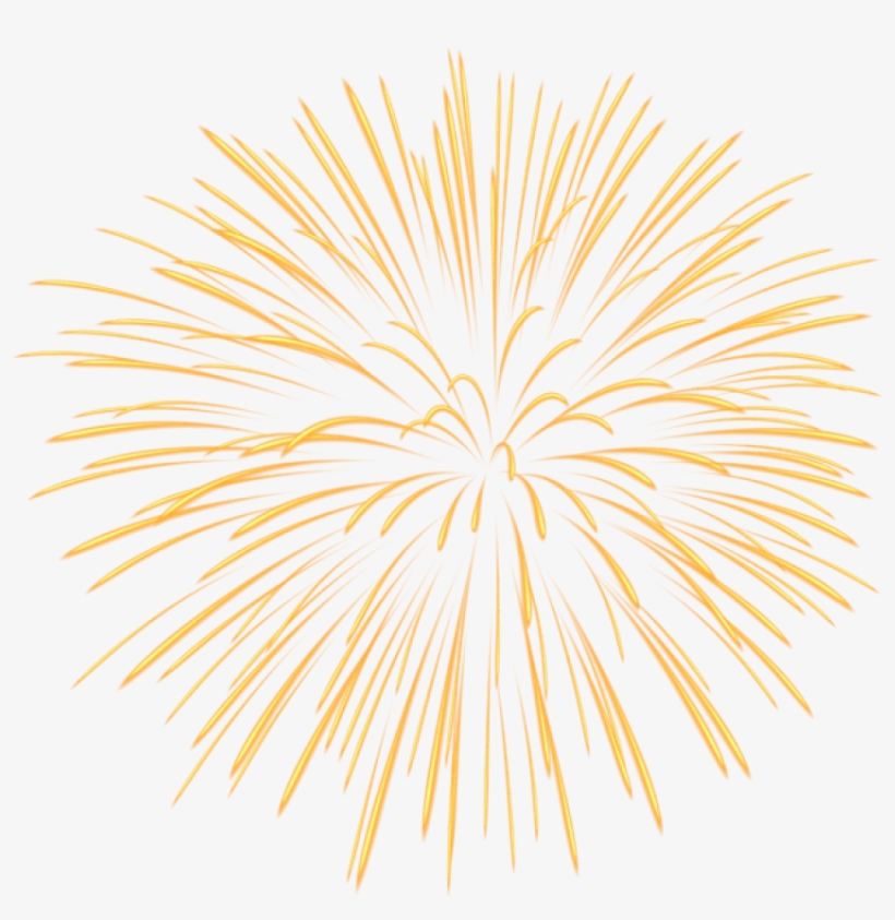 Free Png Yellow Firework Png - Portable Network Graphics, transparent png #7672069