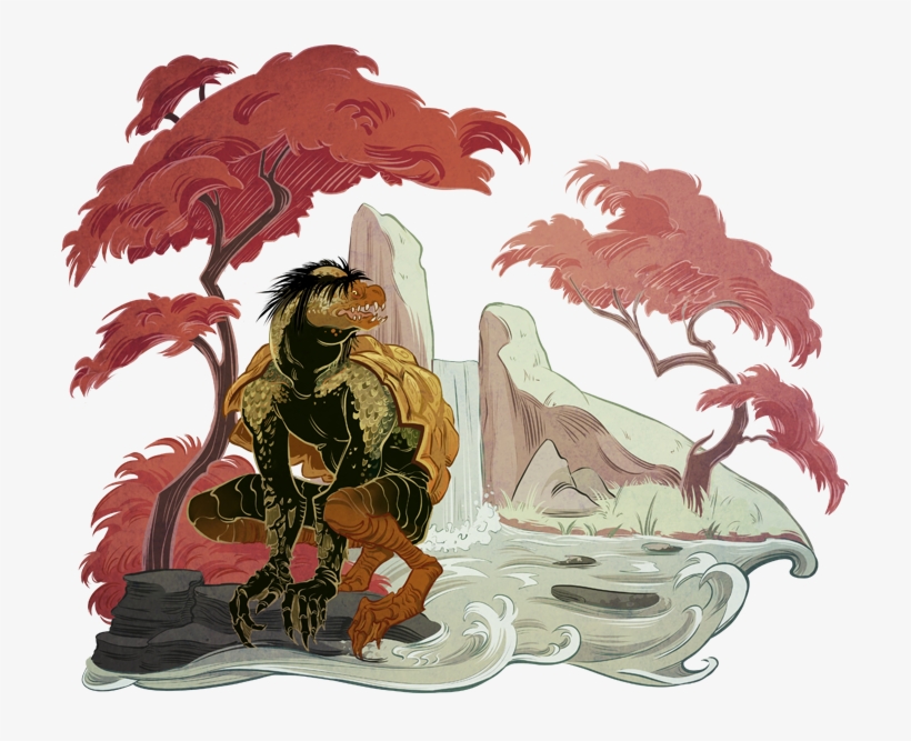 Next > - Japanese Giant Salamander Mythical, transparent png #7672290