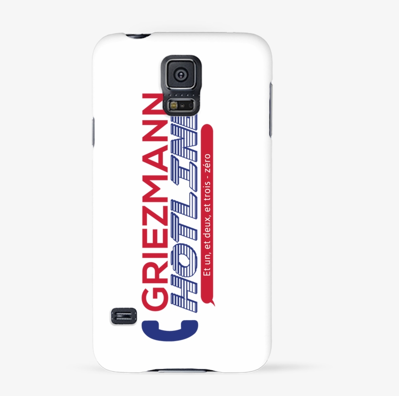 Coque 3d Samsung Galaxy S5 Griezmann Hotline Par Tunetoo - Mobile Phone, transparent png #7672540