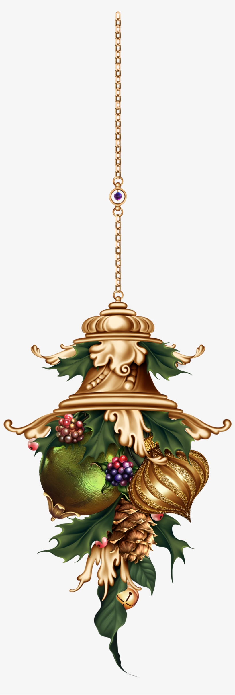 Ornate Christmas Decor Christmas Design, Christmas - Illustration, transparent png #7672778