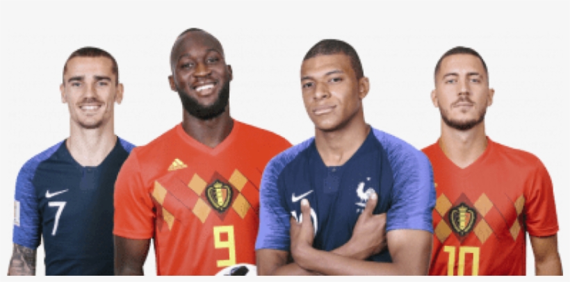 Free Png Download Antoine Griezmann, Romelu Lukaku, - France Vs Belgium Semi Final, transparent png #7673320
