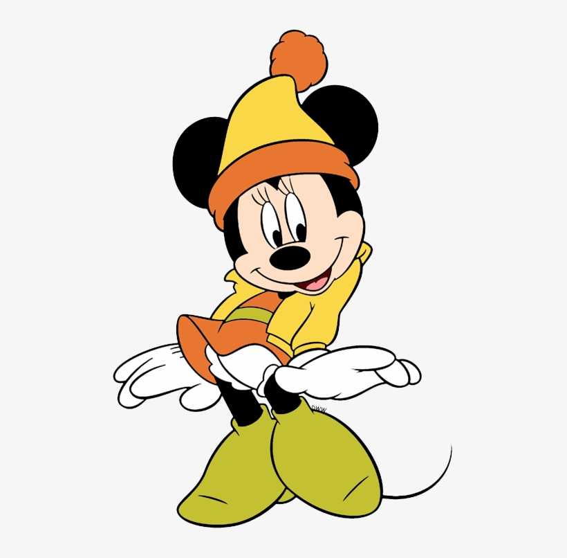 Winter Season Clip Art - Minnie Mouse Clipart Webs, transparent png #7673419