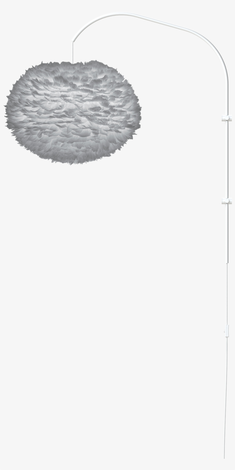 Eos Large Light Grey Goose Feather Lampshade - Vita Copenhagen Eos, transparent png #7673639