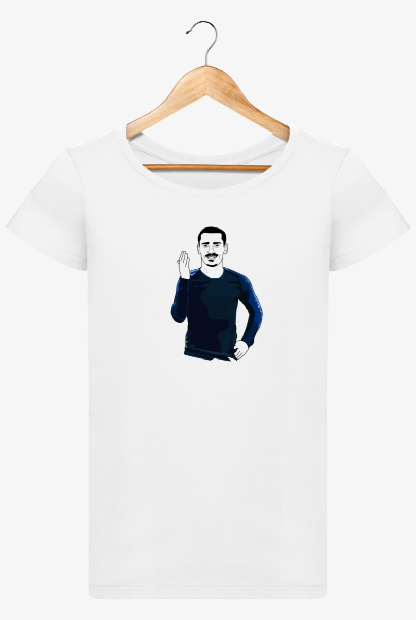 T-shirt Femme Bio "célébration Griezmann" - Clothes Hanger, transparent png #7673812