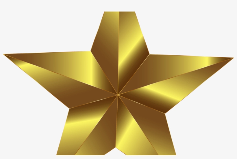 Christmas Graphics Star Computer Icons Gold Free Commercial - Clipart Stars, transparent png #7674366