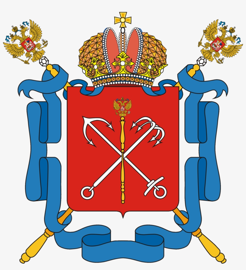 St Petersburg Russia Coat Of Arms, transparent png #7674947