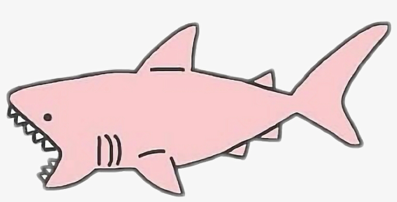 Pink Clipart Shark - Transparent Shark, transparent png #7675248