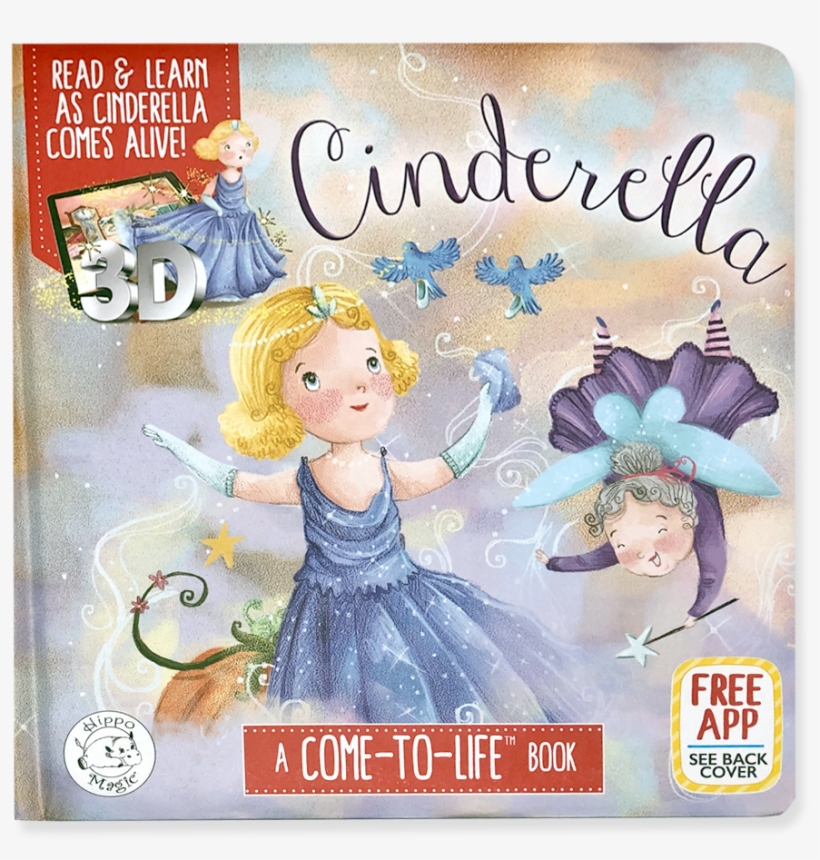 Little Hippo Cinderella Children's Fairy Tale Book - Book, transparent png #7675294