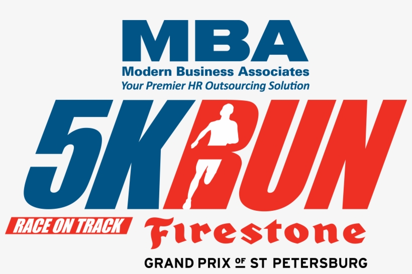 Mba 5k Run On The Firestone Grand Prix Of St - Graphic Design, transparent png #7675628