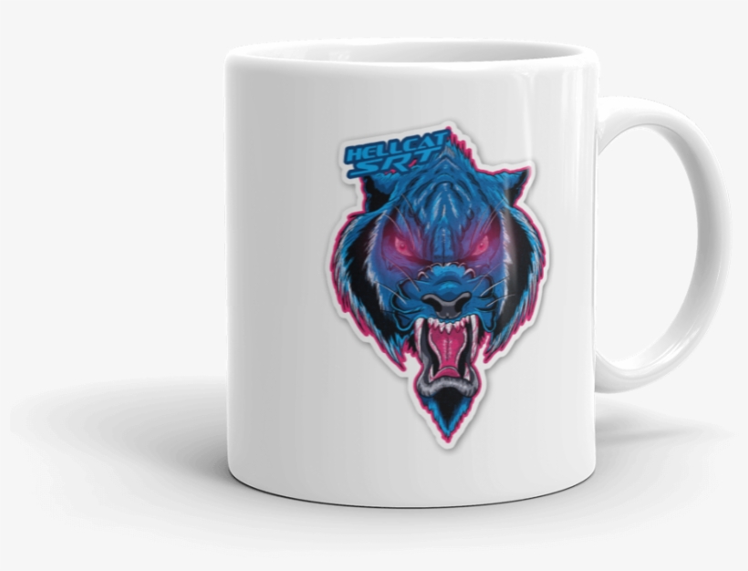 Dodge Hellcat Srt - Mug, transparent png #7675838