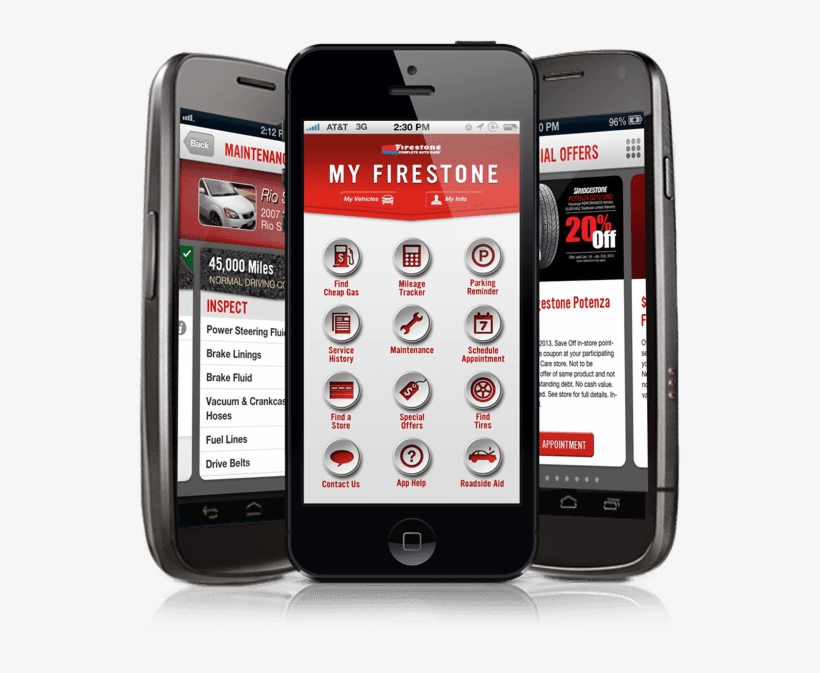 My Firestone App - Auto Service App, transparent png #7675913