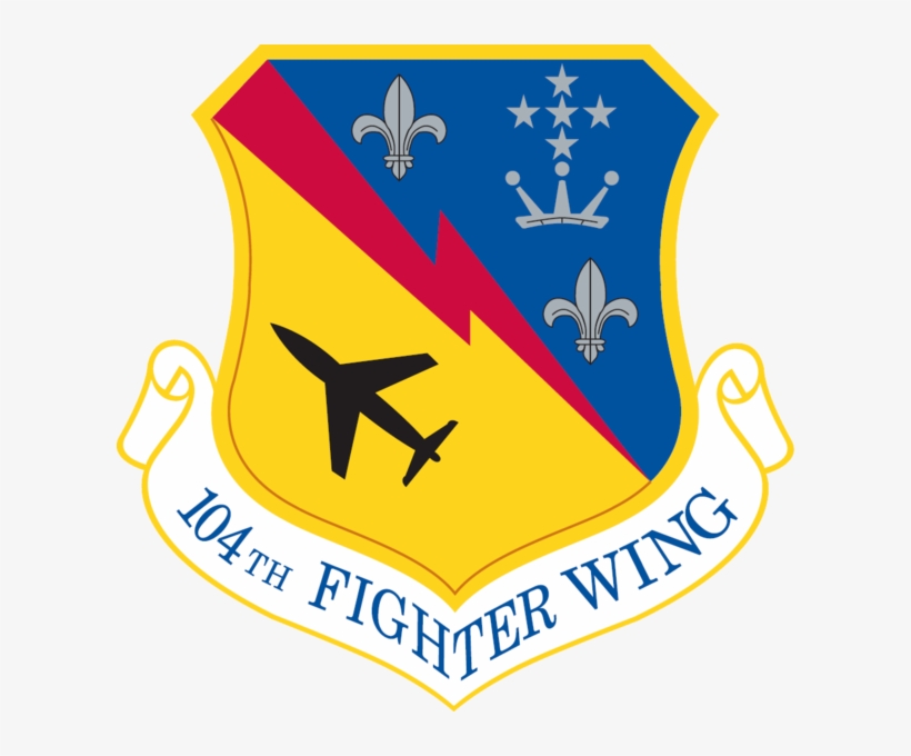 104th Fighter Wing, Massachusetts Air National Guard - 104th Fighter Wing Logo, transparent png #7675921