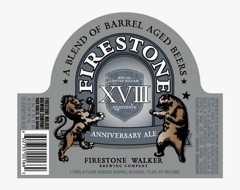 Firestone Walker Xviii - Firestone Walker 22nd Anniversary, transparent png #7675954