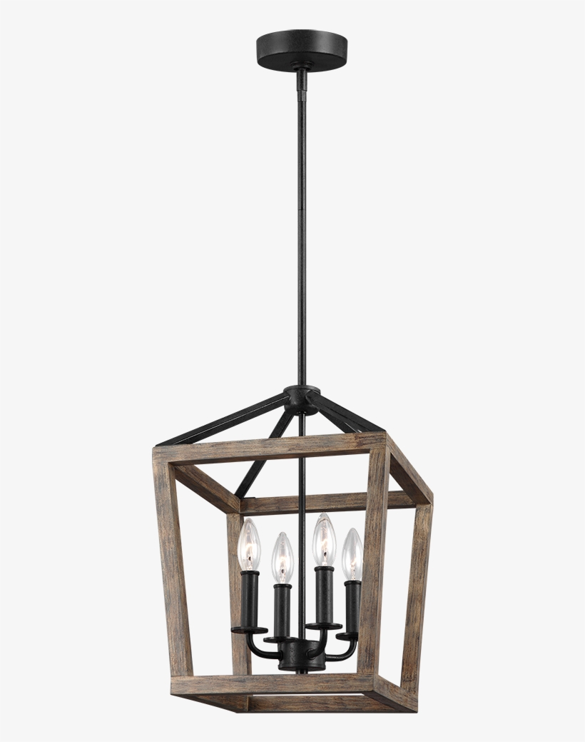 The Gannet 4 Light Chandelier By Feiss Exudes Rustic - Feiss Gannet, transparent png #7676175