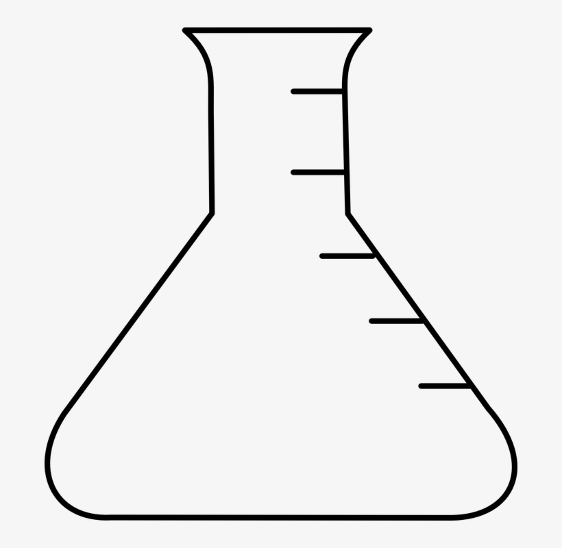 Erlenmeyer, Flask, Laboratory, Conical, Empty - Flask Clipart, transparent png #7676309