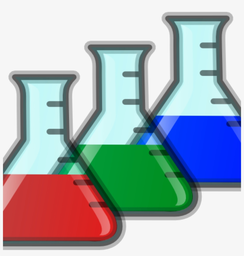 Science Beaker Clip Art Colored Beakers At Clker Vector - Test Tube Chemistry Beakers Clipart, transparent png #7676408