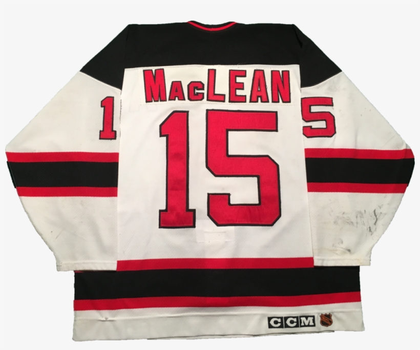 1996-97 John Maclean Game Worn Jersey - Sports Jersey, transparent png #7676561