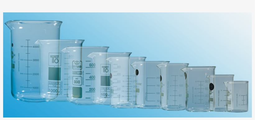 Premium Laboratory Beakers - Beaker Ml Range, transparent png #7676745