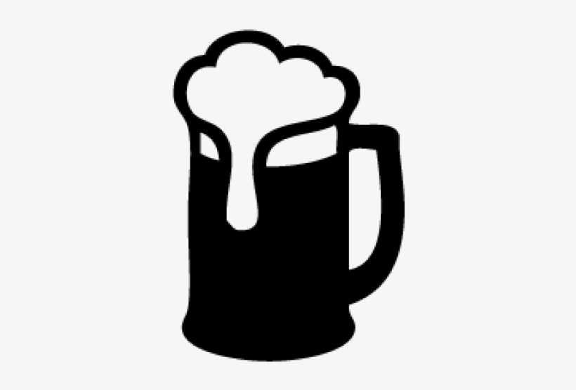 Root Beer Clipart Silhouette - Caneca De Chopp Vetor, transparent png #7676937
