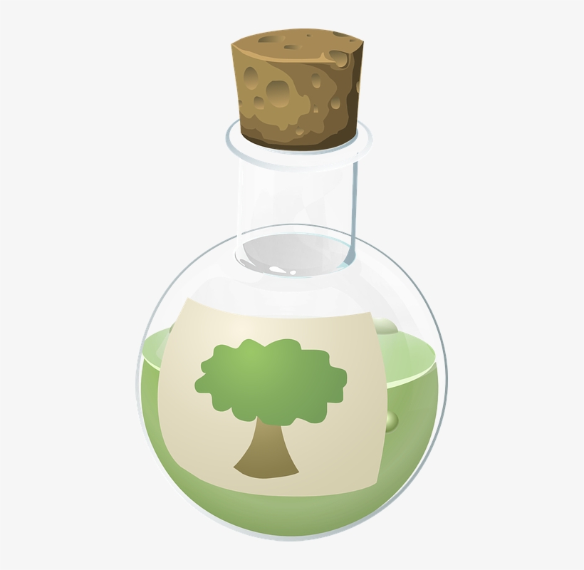 Flask, Glass, Beaker, Chemistry, Serum, Science - Potion Of Transformation, transparent png #7677171