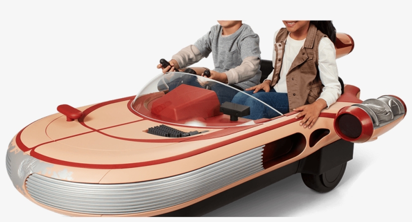 Introducing Luke Skywalker's K - Radio Flyer Land Speeder, transparent png #7677687