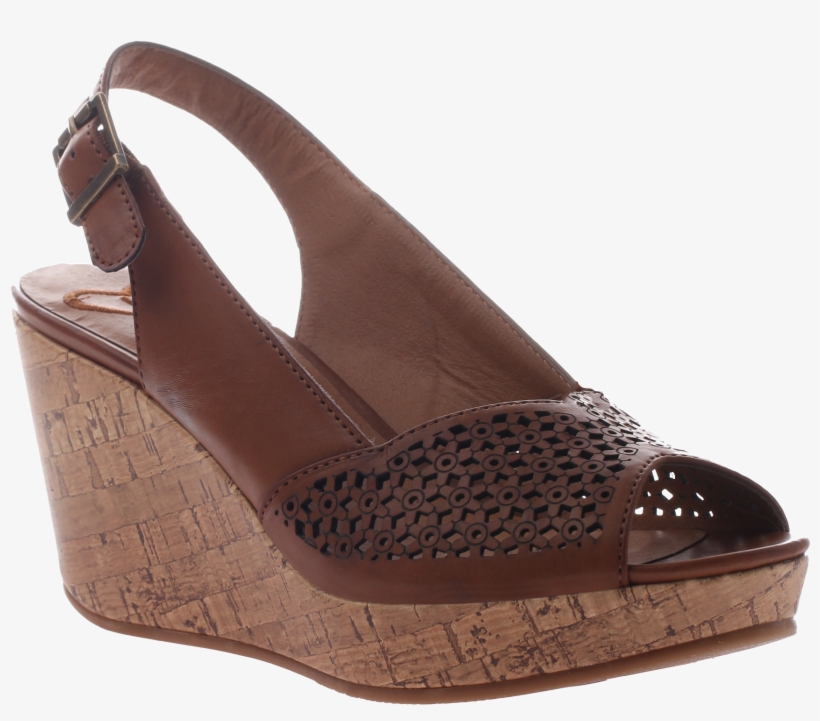 Madeline, Doting, Brown Sugar, Cork Wedge With Ankle - Fisherman Sandal, transparent png #7677870