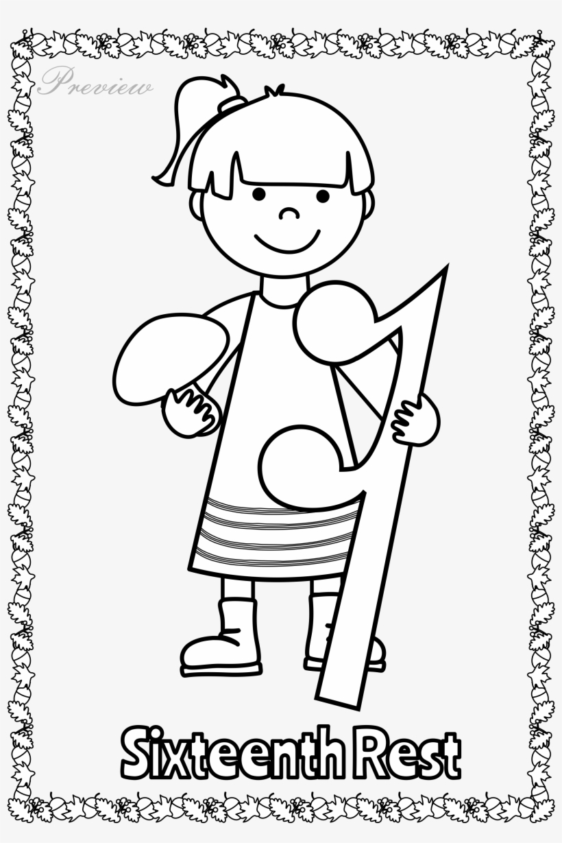 Fall Musical Posters For Coloring Music Symbols Music - Music Coloring F Clef, transparent png #7677871