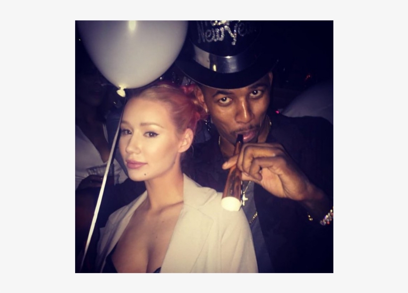Iggy Azalea Et Son Fiancé Nick Young Le Soir De La - Girl, transparent png #7677875