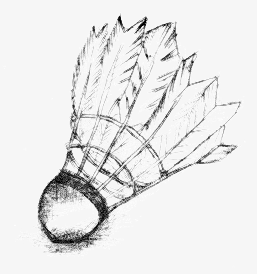 Mornington Peninsula Shuttlecock - Badminton Pictures To Draw, transparent png #7678233