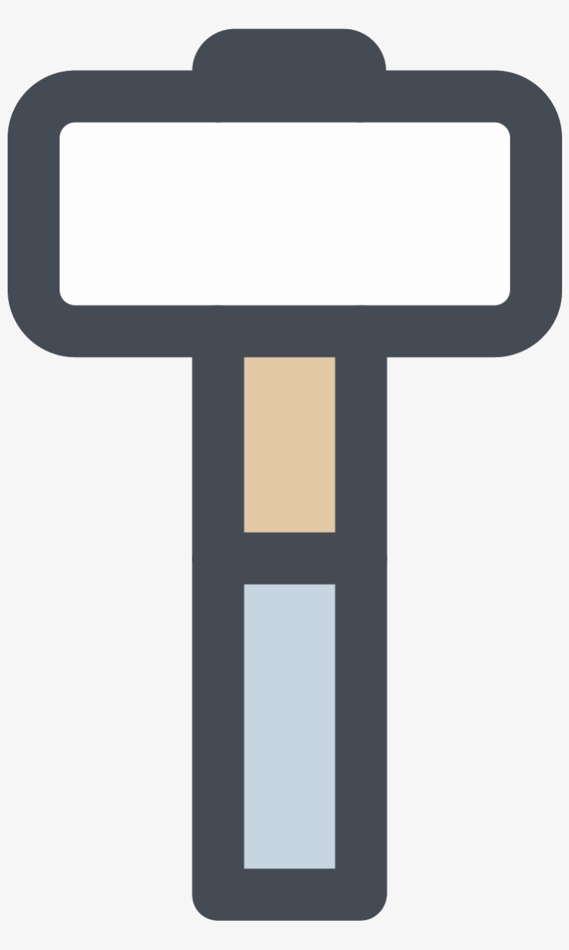 Sledgehammer Icon - Sign, transparent png #7679622