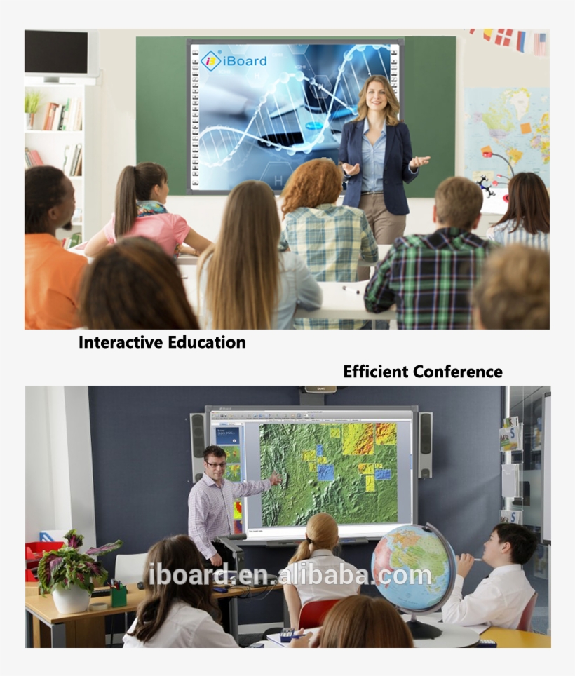 Classroom 82 Inch Infrared Finger Touch Digital Smart - Interior Design, transparent png #7679816
