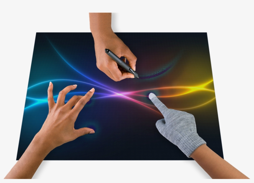 Multi Touch And Pressure - Graphic Design, transparent png #7679866