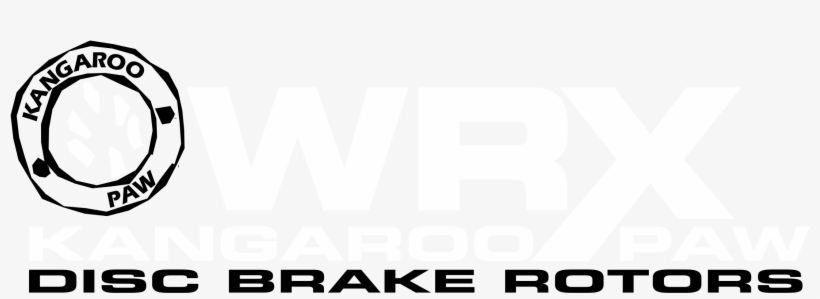 Wrx Kangaroo Paw Logo Black And White - Kangaroo, transparent png #7679906