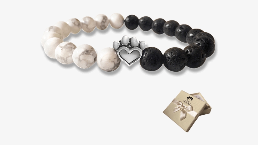 Help For Paws™ Bracelet In Black And White - Bracelet, transparent png #7680492