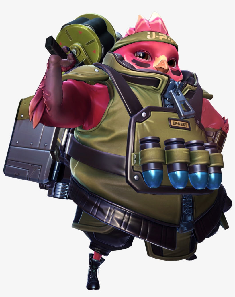 Ernest - Battleborn - List Heroes Battle Born, transparent png #7680680