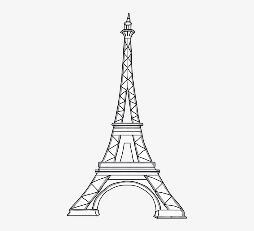 Eiffel Tower Template Cut Out 203144 Steeple Free Transparent PNG Download PNGkey